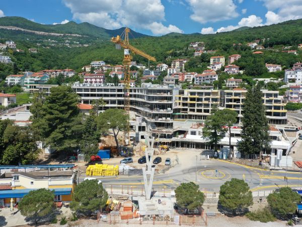 NAPREDAK RADOVA: MH Opatija – Pješački nathodnik NAPREDAK RADOVA: MH Opatija – Pješački nathodnik