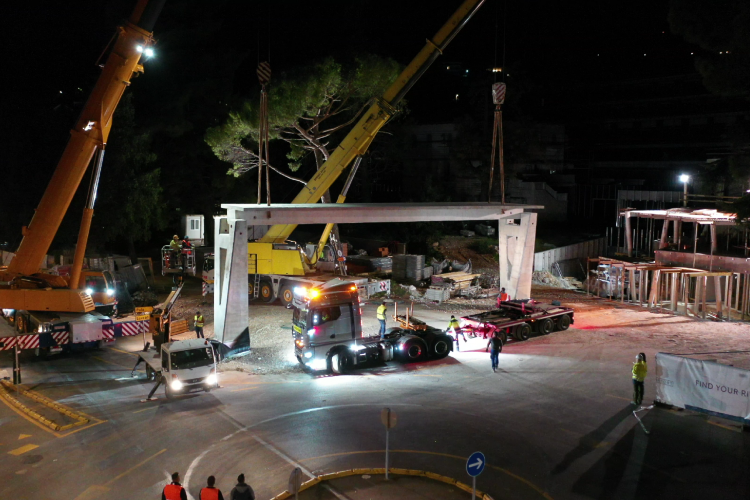 ONGOING PROJECT: MH Opatija – Pedestrian bridge, continuing installation 