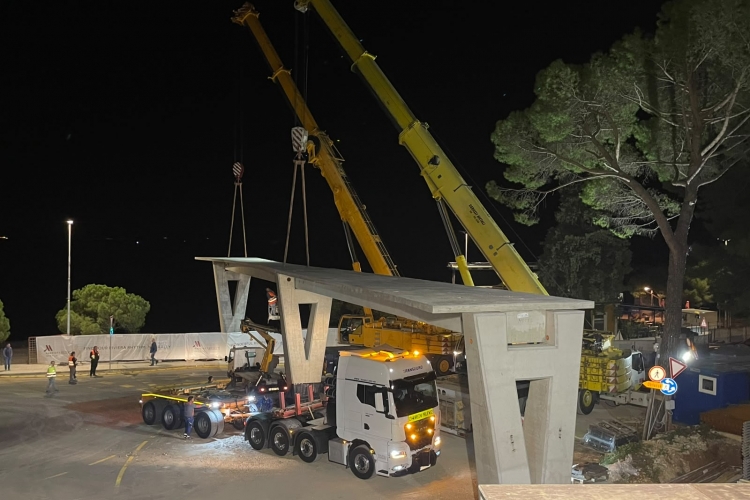 ONGOING PROJECT: MH Opatija – Pedestrian bridge, continuing installation 